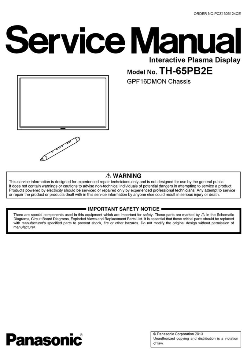 Panasonic TH-65PB2E User manual