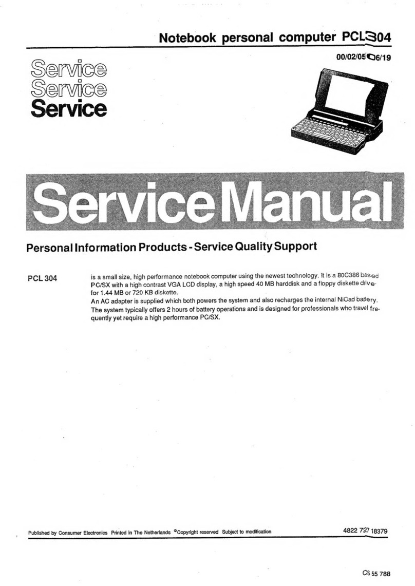 Philips PCL304 User manual