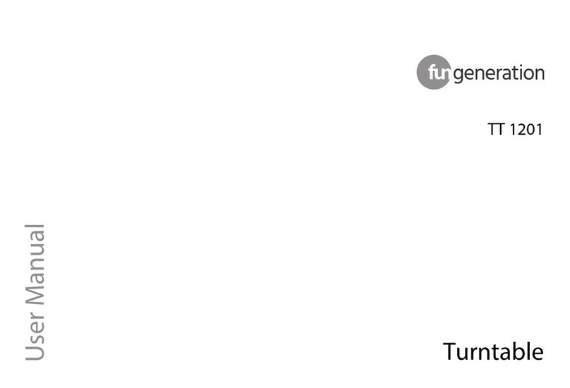 thomann Fun Generation TT 1201 user manual