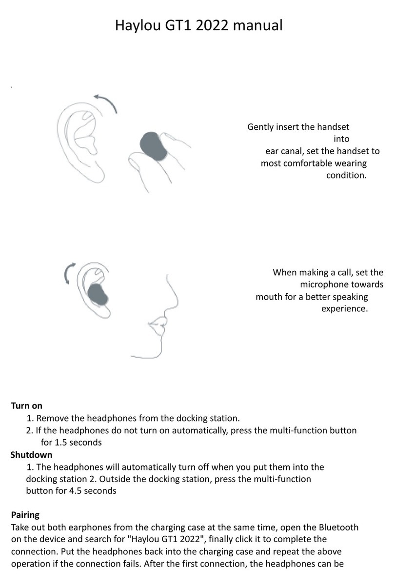 Haylou GT1 2022 manual