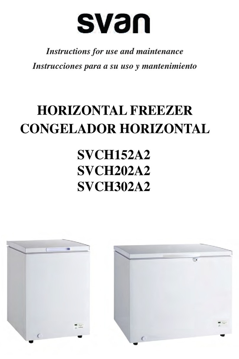 Svan SVCH152A2 Instructions for use and maintenance
