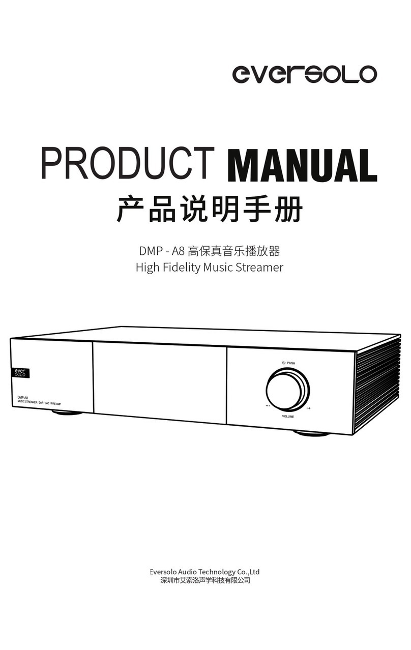 eversolo DMP-A8 product manual