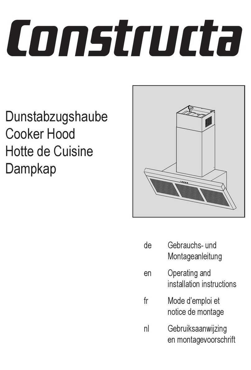 CONSTRUCTA VJ70636SS User manual