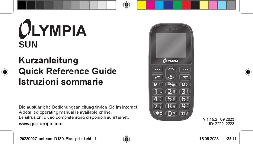 Olympia SUN User manual