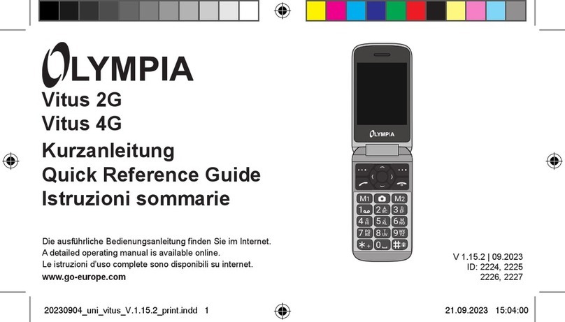 Olympia Vitus 2GVitus 4G User manual