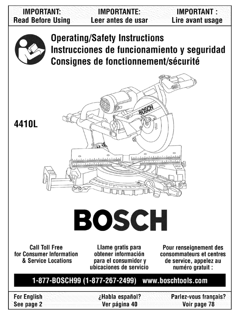 Bosch 4410L Assembly instructions