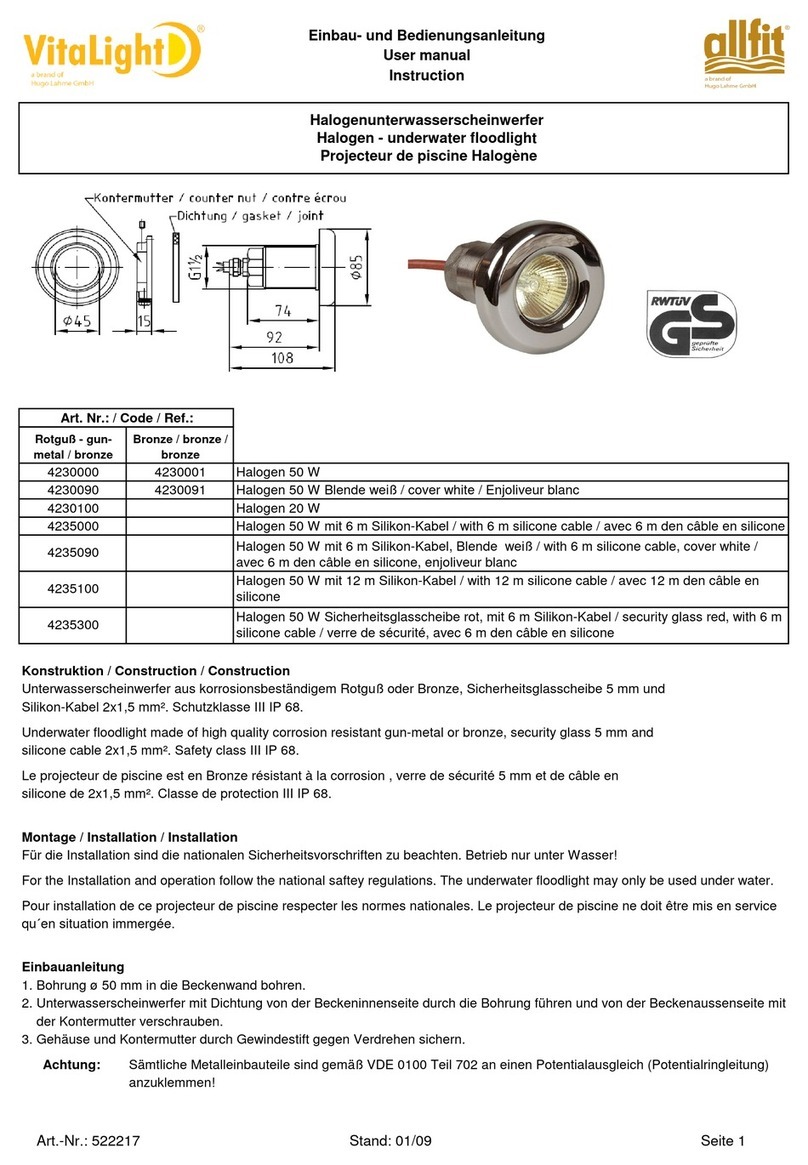 Hugo Lahme VitaLight allfit 4230000 user manual