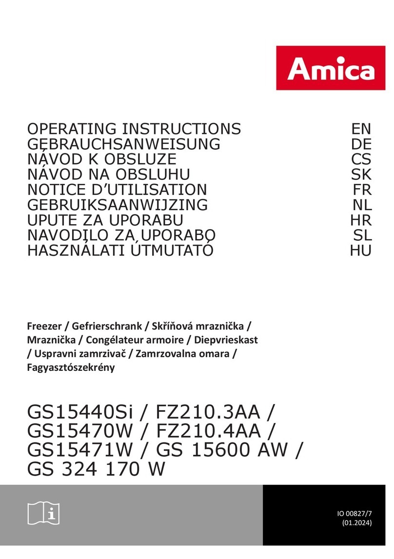 Amica GS 15600 AW operating instructions