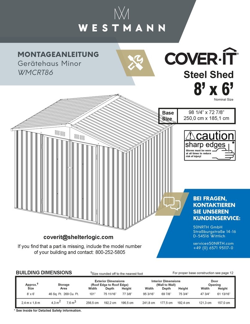 Westmann COVER-IT WMCRT86 manual
