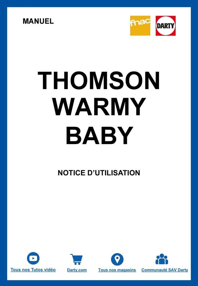THOMSON WARMY BABY operating instructions