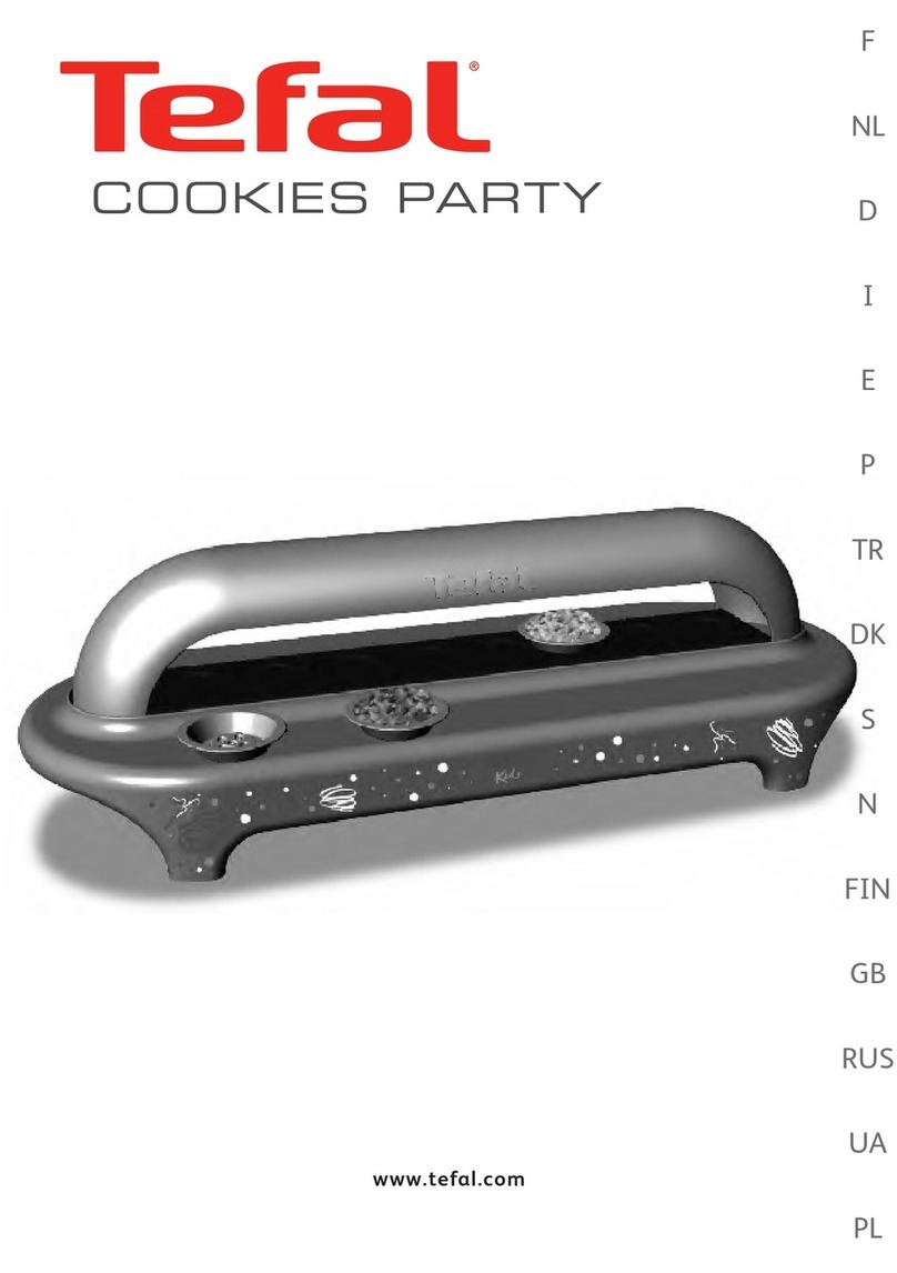 TEFAL COOKIES PARTY User manual