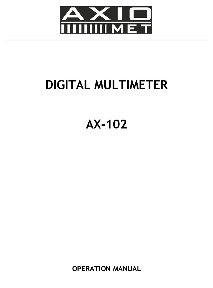Axio MET AX-102 User manual