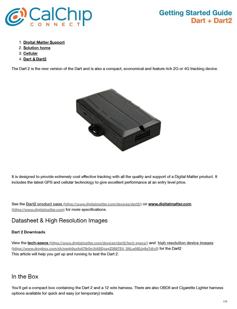 Digital Matter Dart User manual Digital Matter Dart User manual