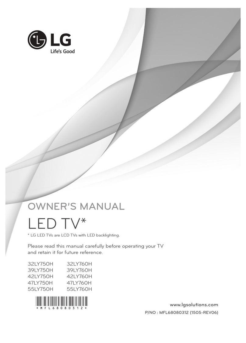 LG Centric 39LY750H User manual