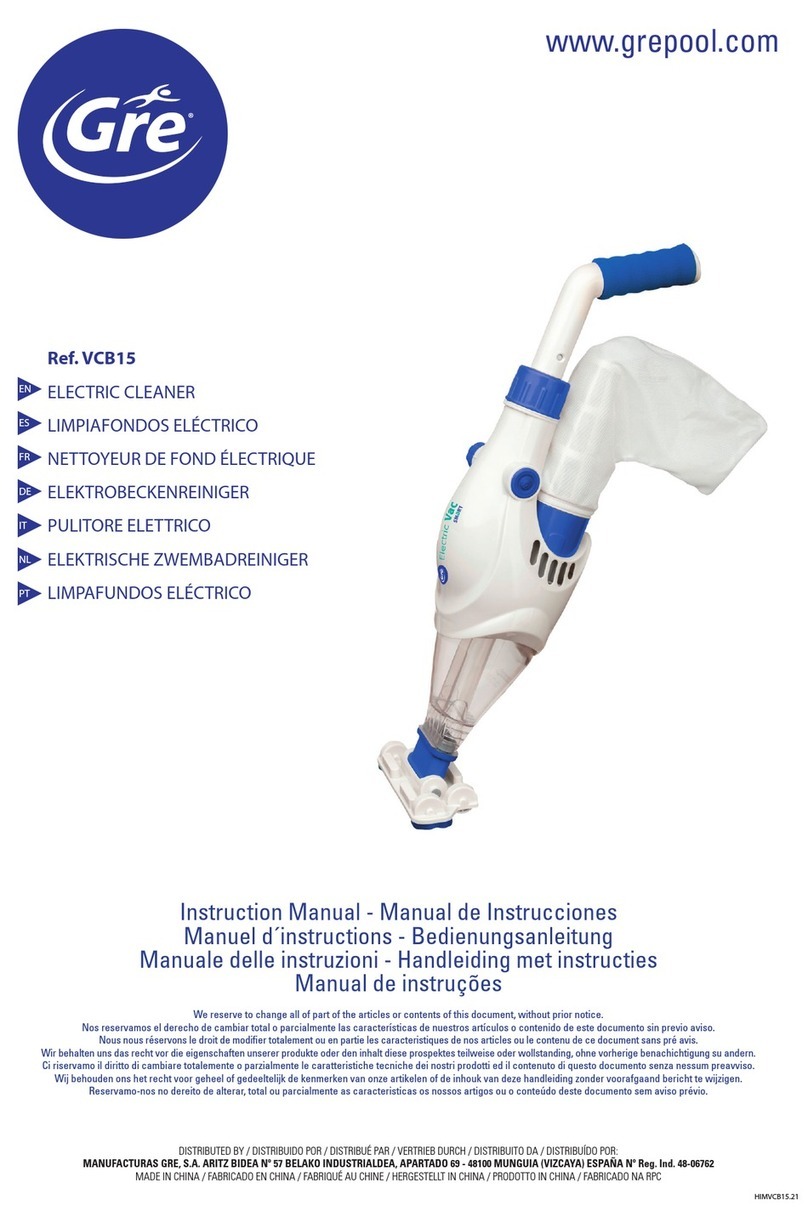 GRE VCB15 instruction manual
