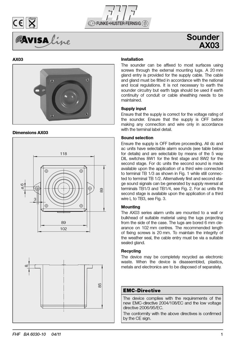 FHF AVISA AX03 manual