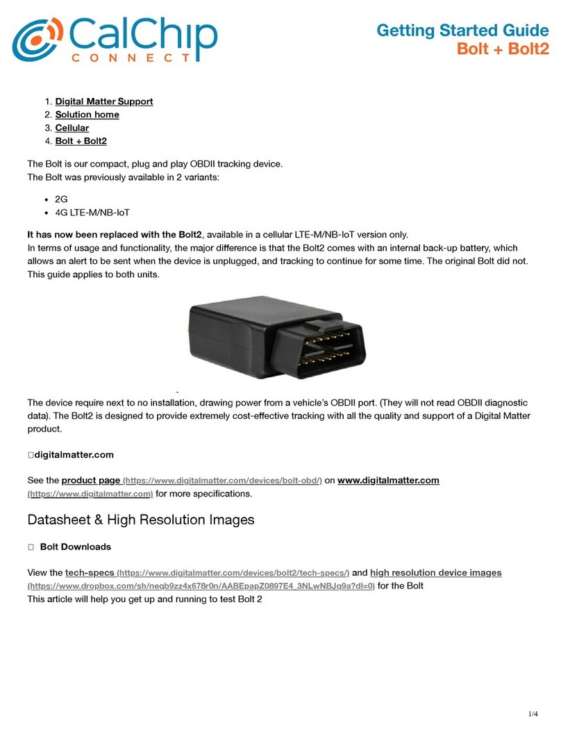 Digital Matter Bolt User manual Digital Matter Bolt User manual