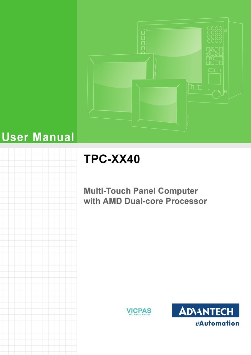 Advantech TPC 40 Series user manual