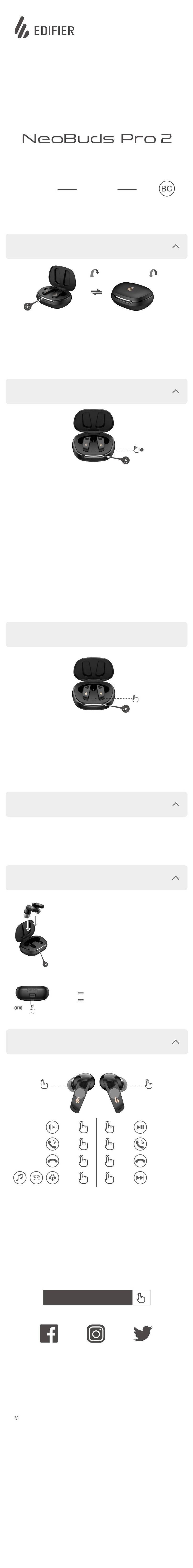 EDIFIER NeoBuds Pro 2 User manual