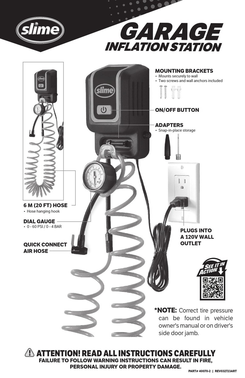 Slime GARAGE INFLATION STATION manual