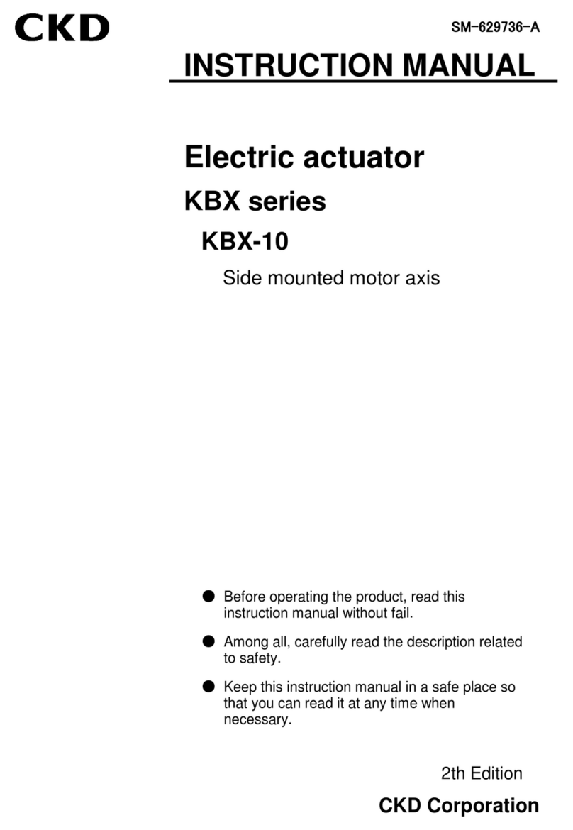 CKD KBX-10E-U Series User manual