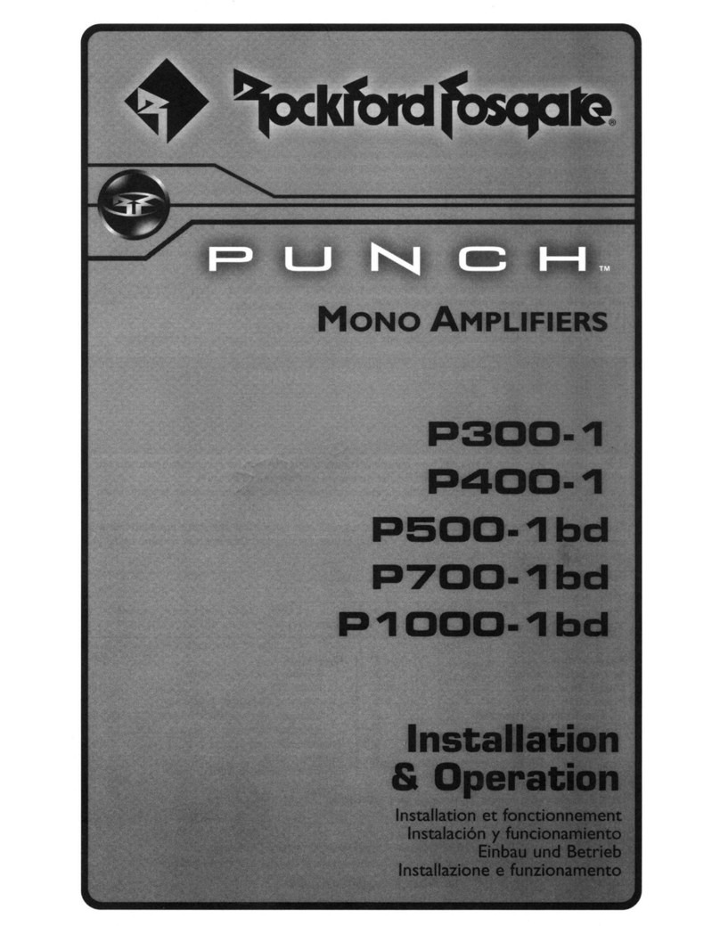 Rockford Fosgate Punch P400-1 Guide