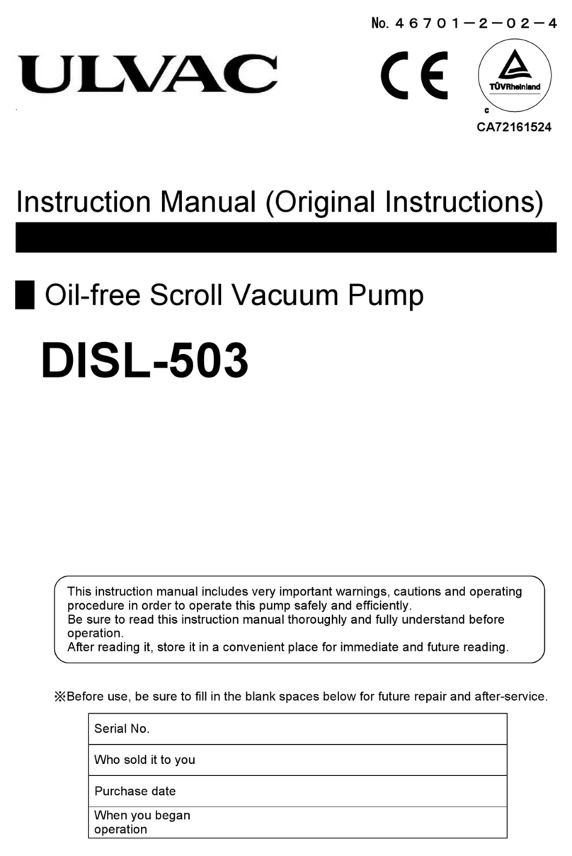 Ulvac DISL-503 instruction manual