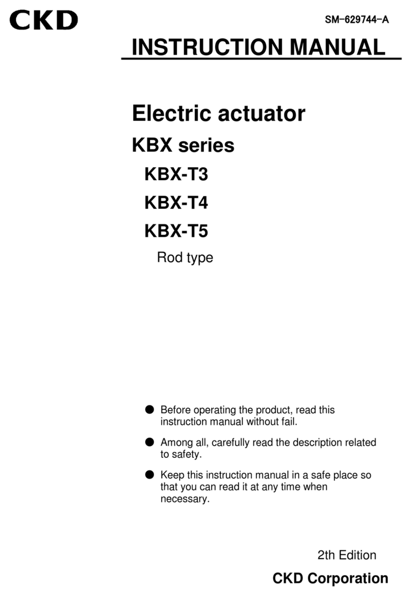 CKD KBX-T3 instruction manual