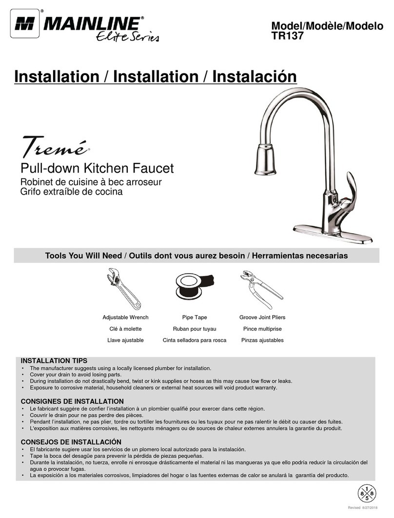 MAINLINE Elite Treme TR137 User manual