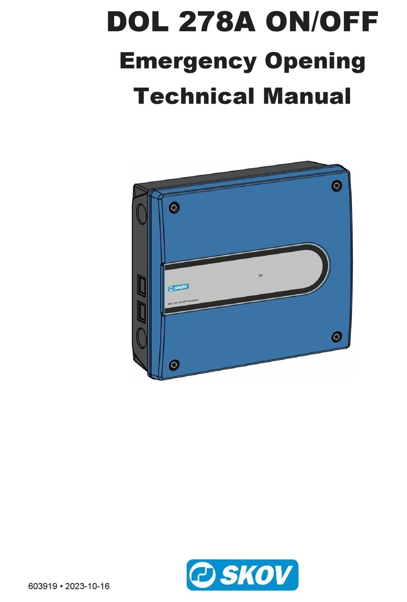 Skov 278A User manual