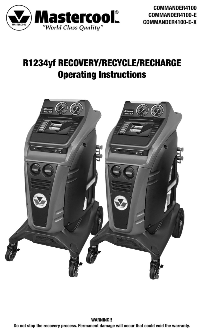 Master cool COMMANDER Series operating instructions
