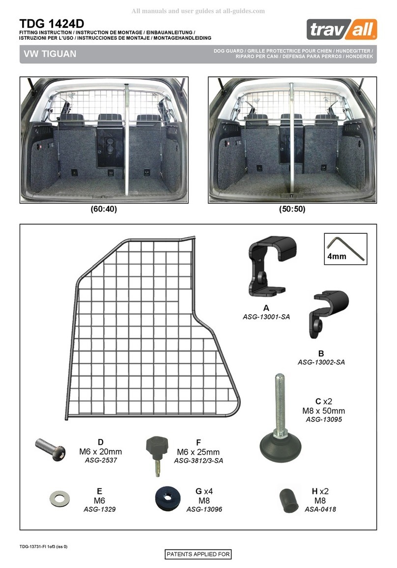 travall TDG 1424D Install guide travall TDG 1424D Install guide