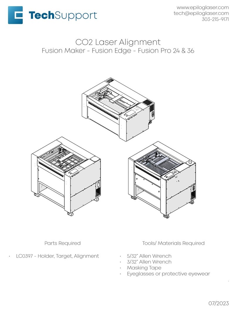 Epilog Laser Fusion User manual Epilog Laser Fusion User manual