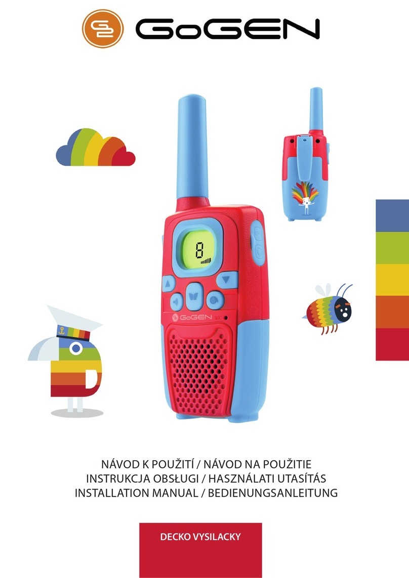 Gogen DECKO VYSILACKY installation manual