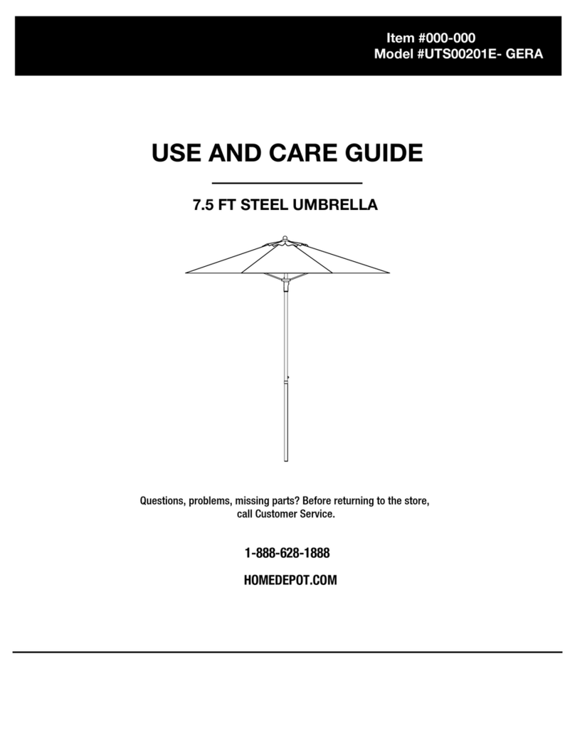 HAMPTON BAY UTS00201E-GERA Use and care guide