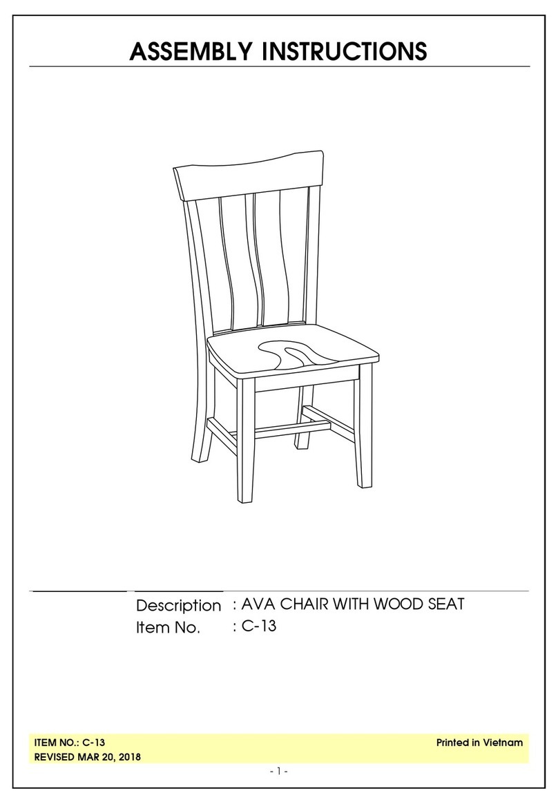 Woodcraft AVA C-13 Assembly instructions