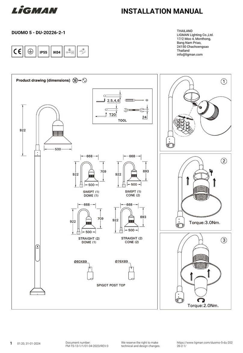 LIGMAN DUOMO 5 User manual