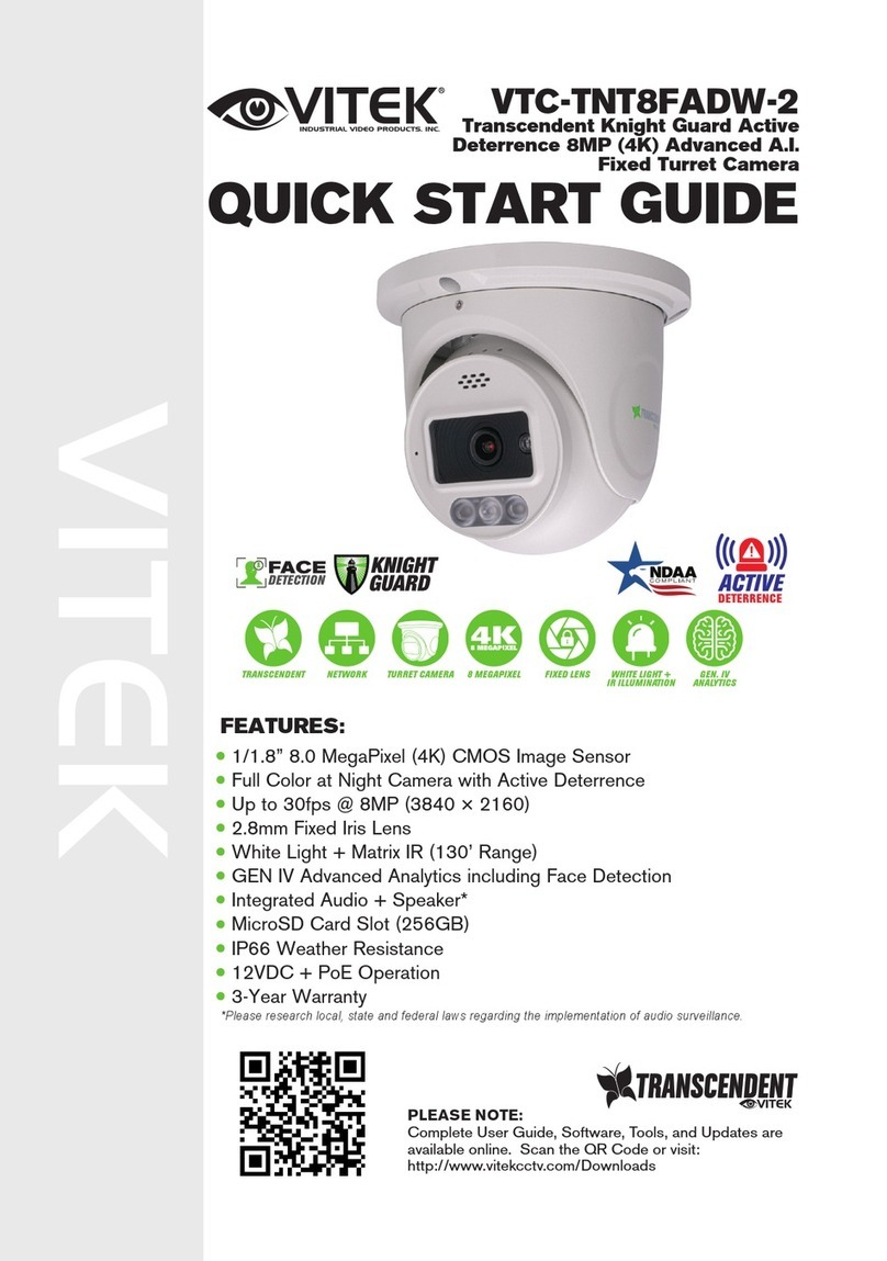 Vitek Transcendent VTC-TNT8FADW-2 quick start guide