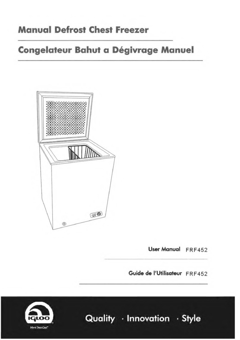 Igloo FRF452 User manual Igloo FRF452 User manual