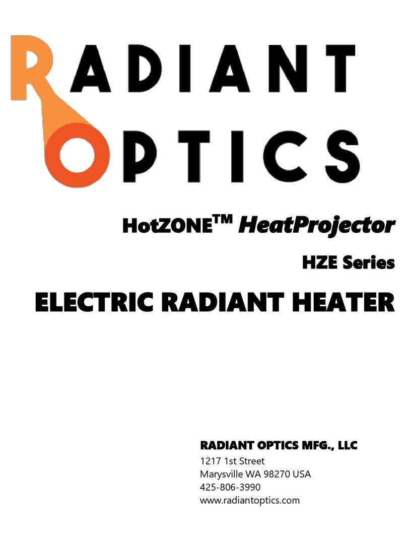 Radiant Optics HotZONE HeatProjector HZE Series user manual