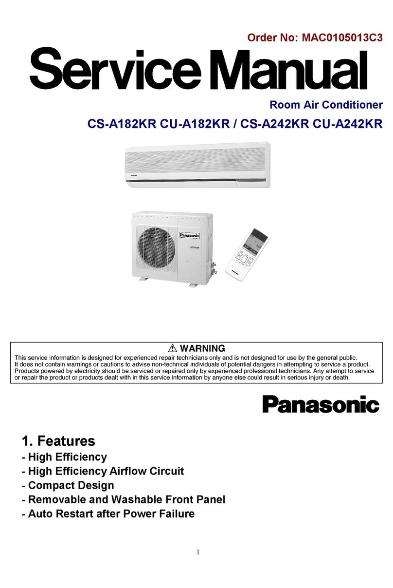 Panasonic CS-A182KR Service manual