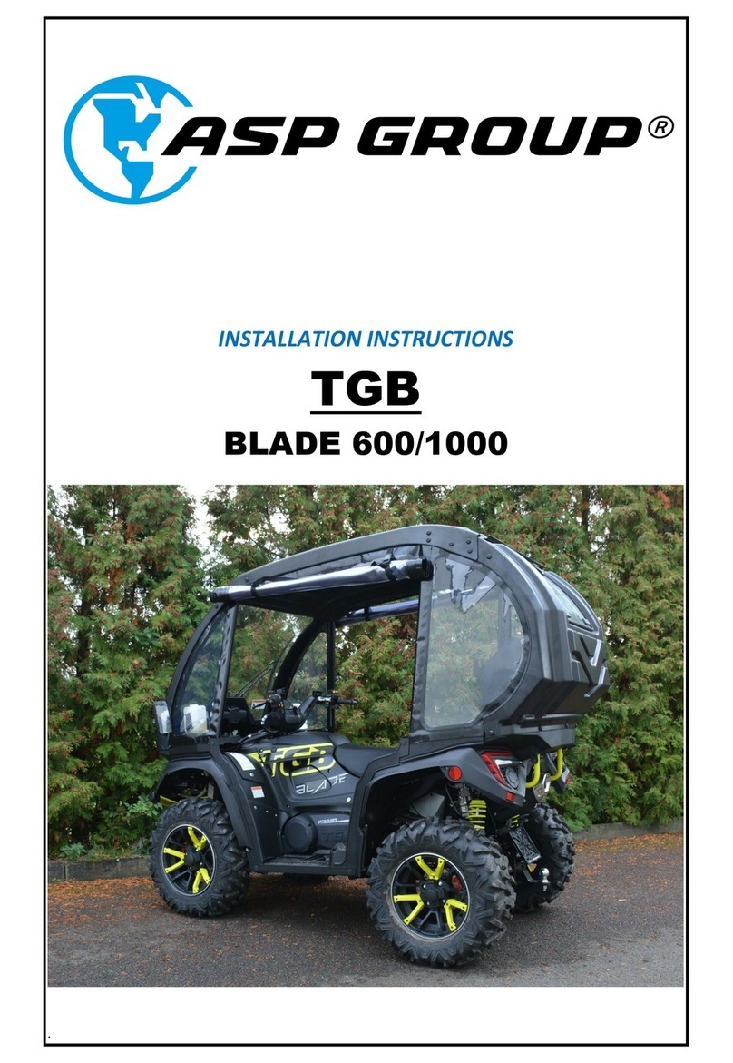 ASP TGB BLADE 600 installation instructions