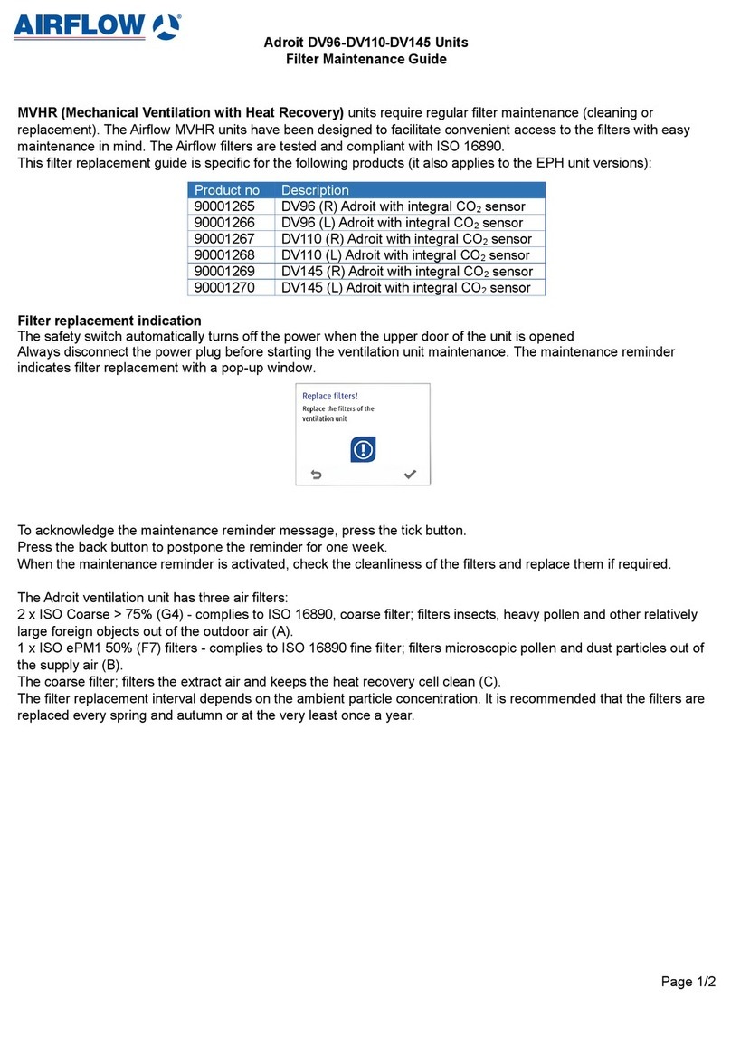 Airflow 90001265 Maintenance Guide