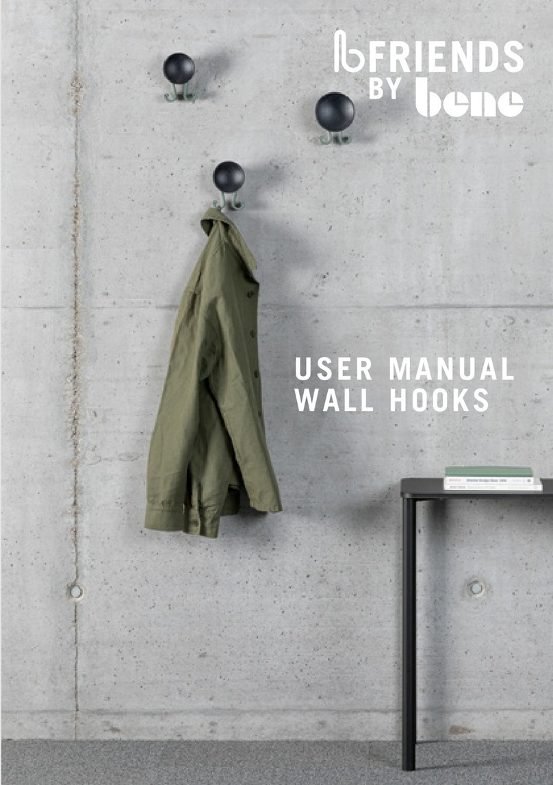 BENE FRIENDS WALL HOOKS User manual BENE FRIENDS WALL HOOKS User manual