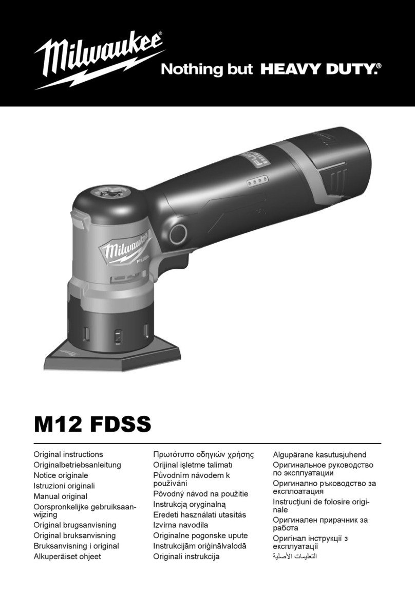 Milwaukee M12 FDSS Original instructions