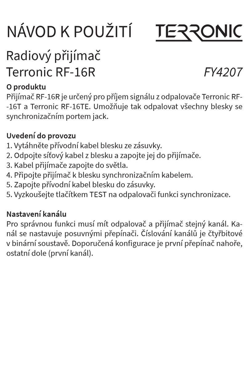 Terronic RF-16R user guide