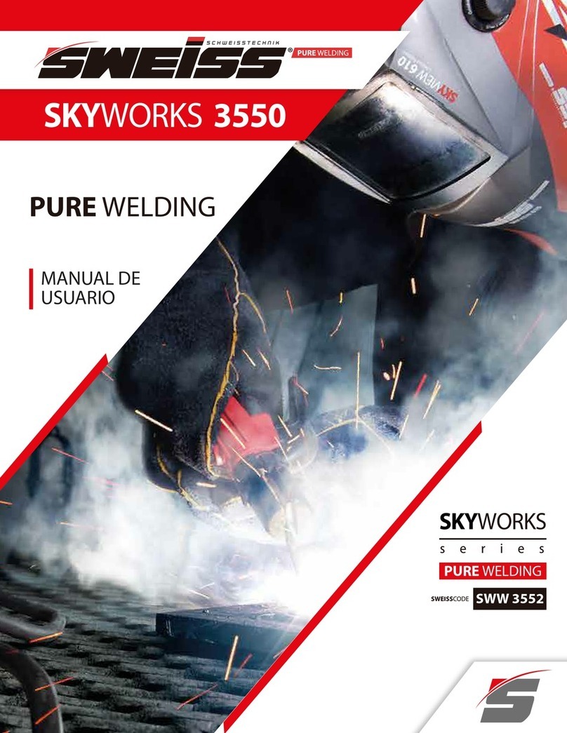 Sweiss PURE WELDING SKYWORKS 3550 user manual Sweiss PURE WELDING SKYWORKS 3550 user manual