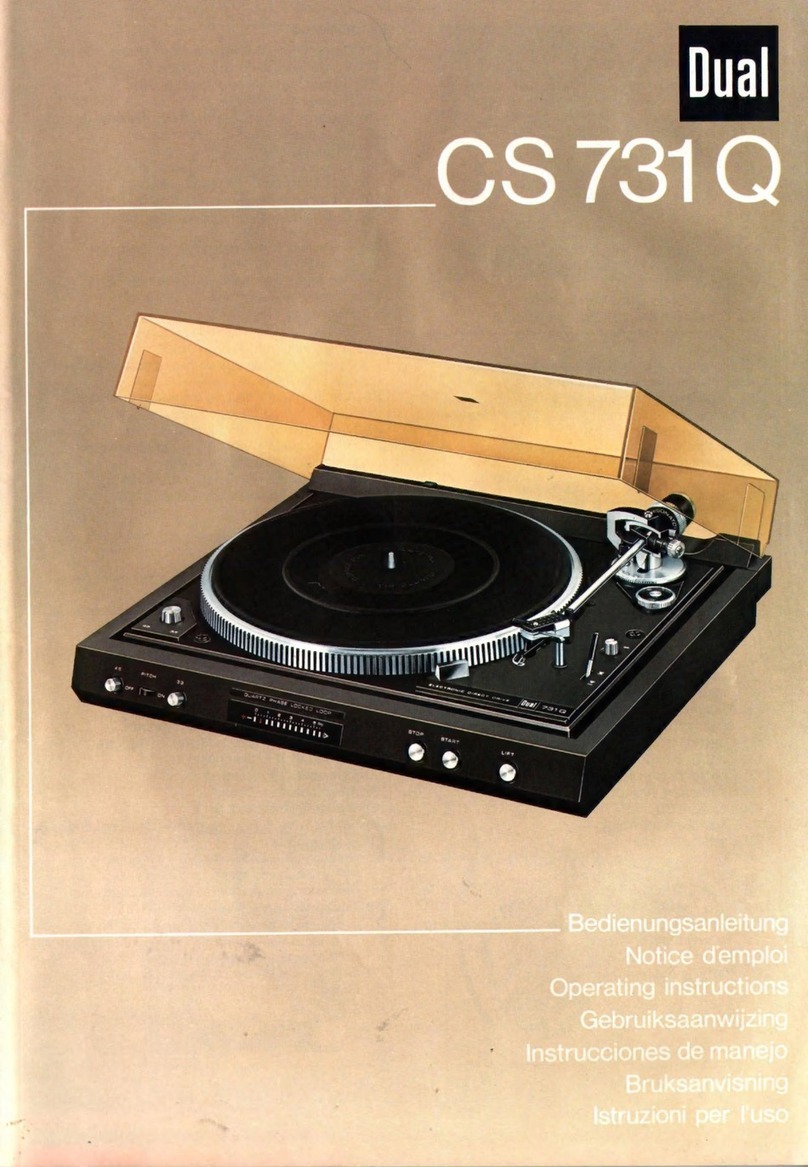 Dual CS 731 Q User manual