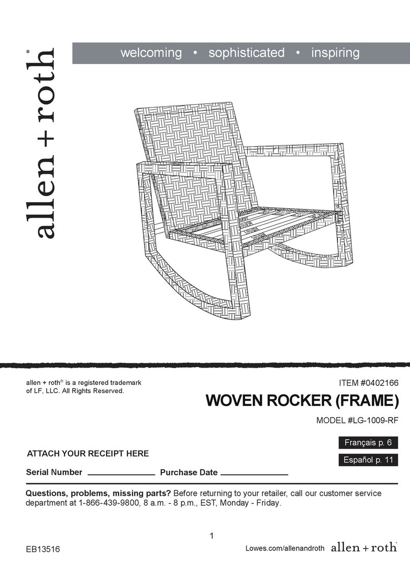 Allen + Roth LG-1009-RF User manual