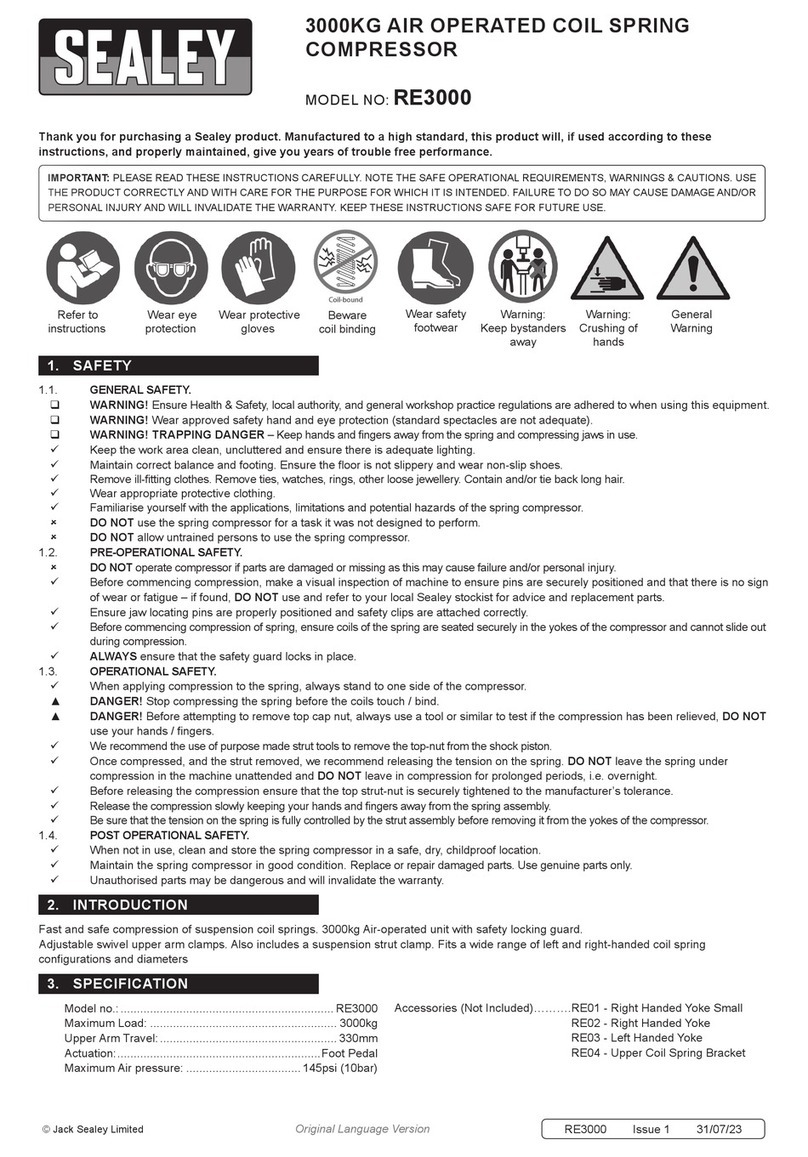 Sealey RE3000 manual
